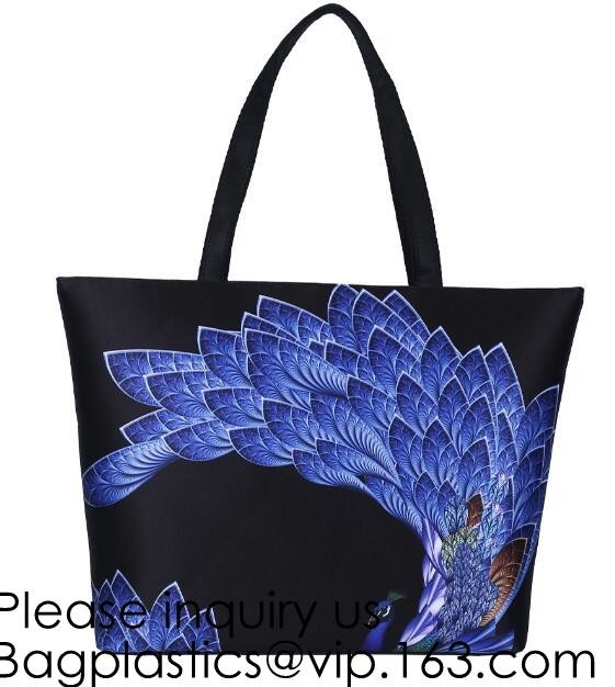 Lady Handbag Woman Color Panda Print Bag,Cute Chinese Panda custom print tote bag,Promotional Custom Logo Printed Organi