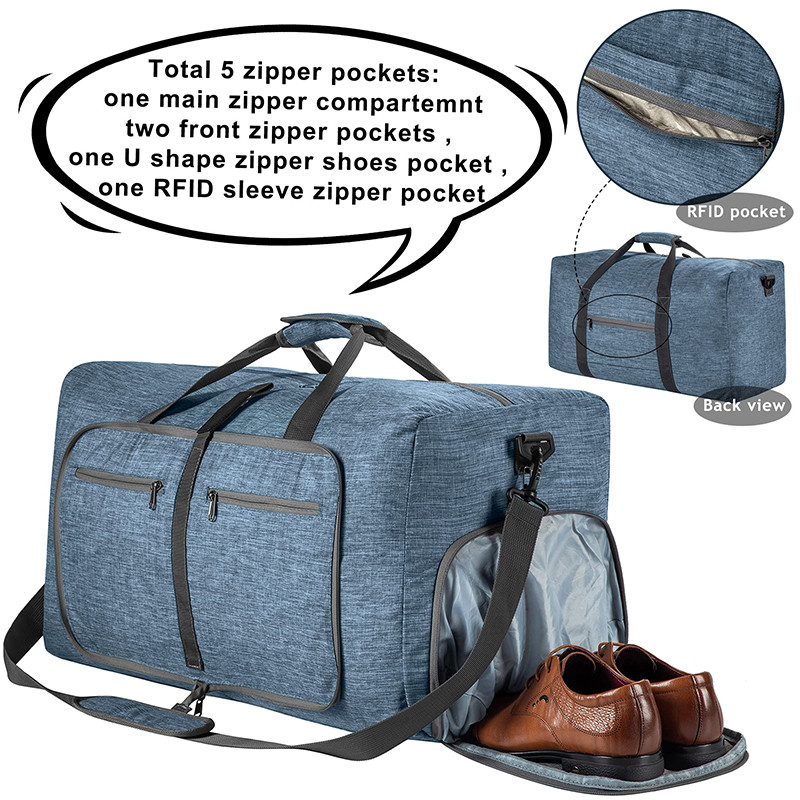 Portable Anti Theft Travel Bag Large Capacity Outdoor Camping Duffle Bag