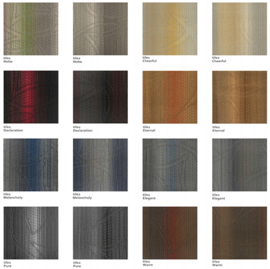 Unique Gradient Carpet Tiles 20" X 20" Businesses Gradient Carpet