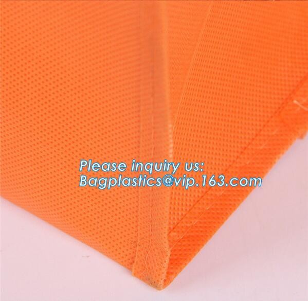 Custom Promotional Gift Foldable PP Printed Garment Cheap Drawstring Tote Fabric Laminated Recyclable Non Woven Bag, pkg