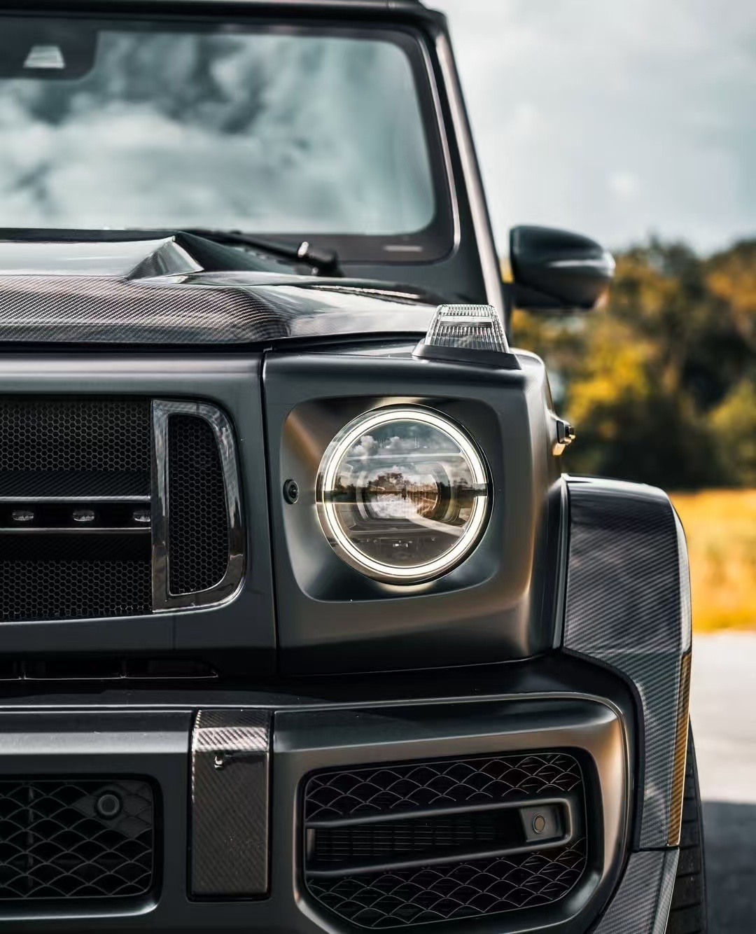 G500 G63 Mercedes Sprinter Body Kit VOS Style Diy Front Lip Spoiler Wheel Arch