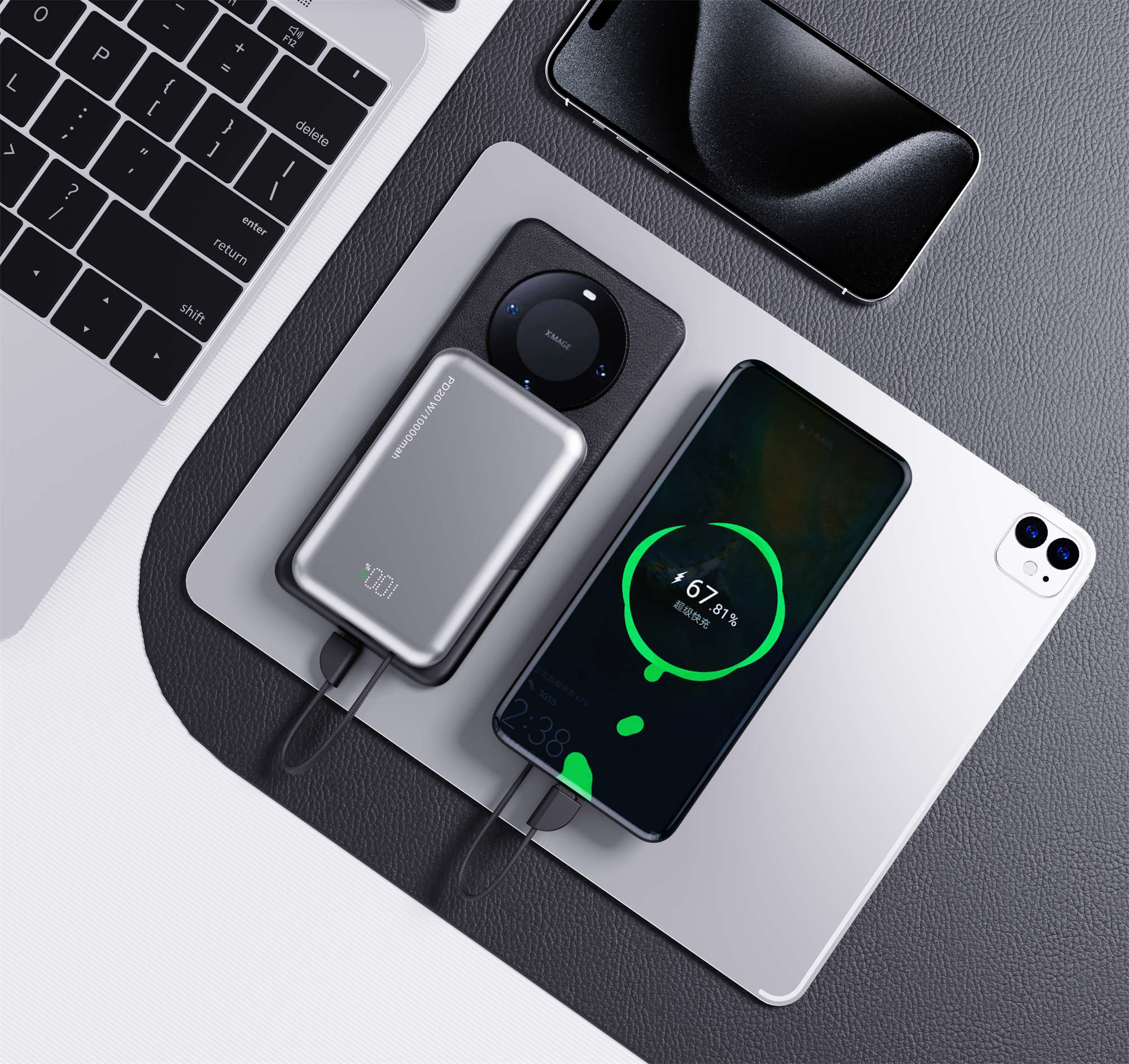 Mini Power Bank Charger Magnetic Wireless PD20W External Battery Fast Charging