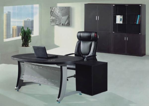 modern office manager leather table furniture/office manager leather desk