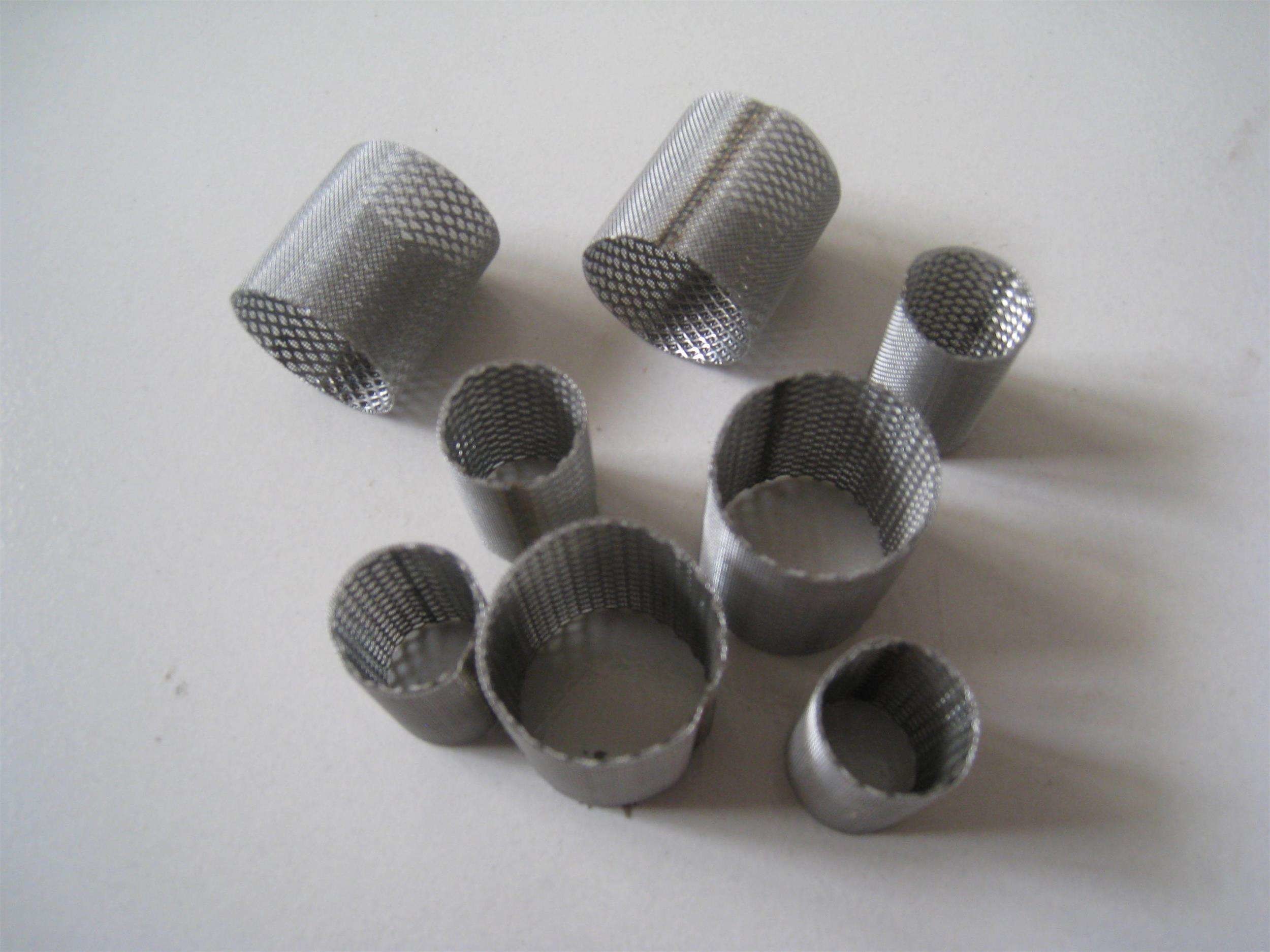Perforated Stainless Steel Tubing , Ss Mesh Filter Tube 9"X 1" 8.5"X 1"