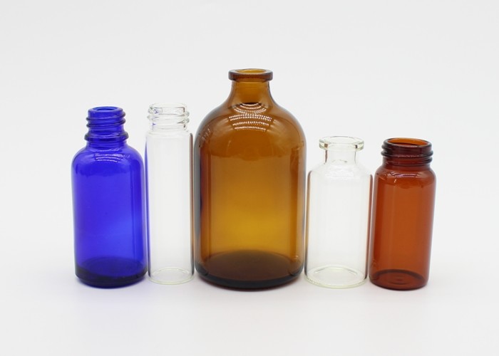 Pharmaceutical or Cosmetic Small Glass Bottle