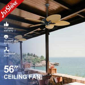  56&quot; 1stshine Ceiling Fan with Remote and Big Airflow Plastic Blades Simple Design Manufactures