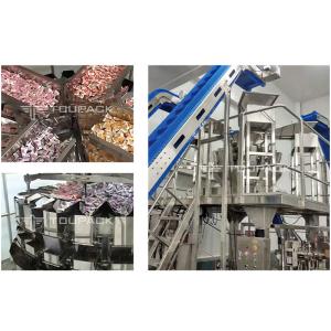 Crispy Dried Vegetables Multihead Weigher Packing Machine Freeze Dried Mixed
