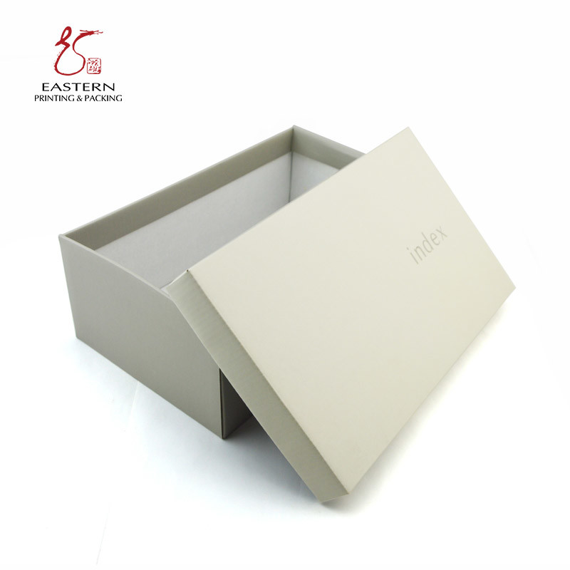 Customized Printing and Foldable Lid Corrugated Cardboard Shoe Box for Packaging