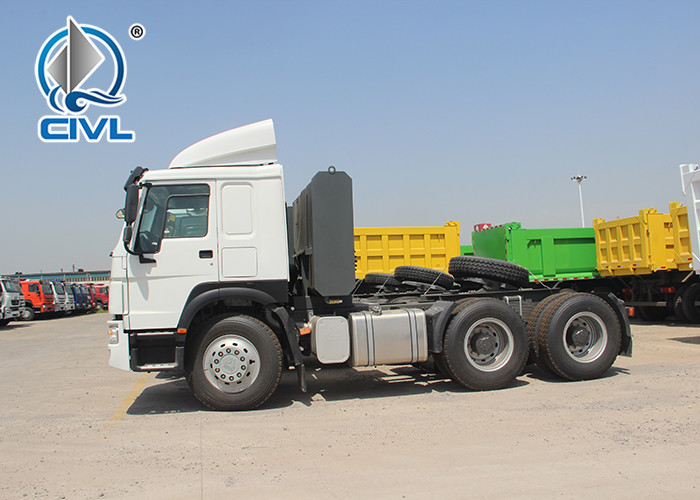 10 Tires SINOTRUK HOHAN 6X4 Howo Tractor Truck 371HP HF7 / HF9 Prime Mover truck