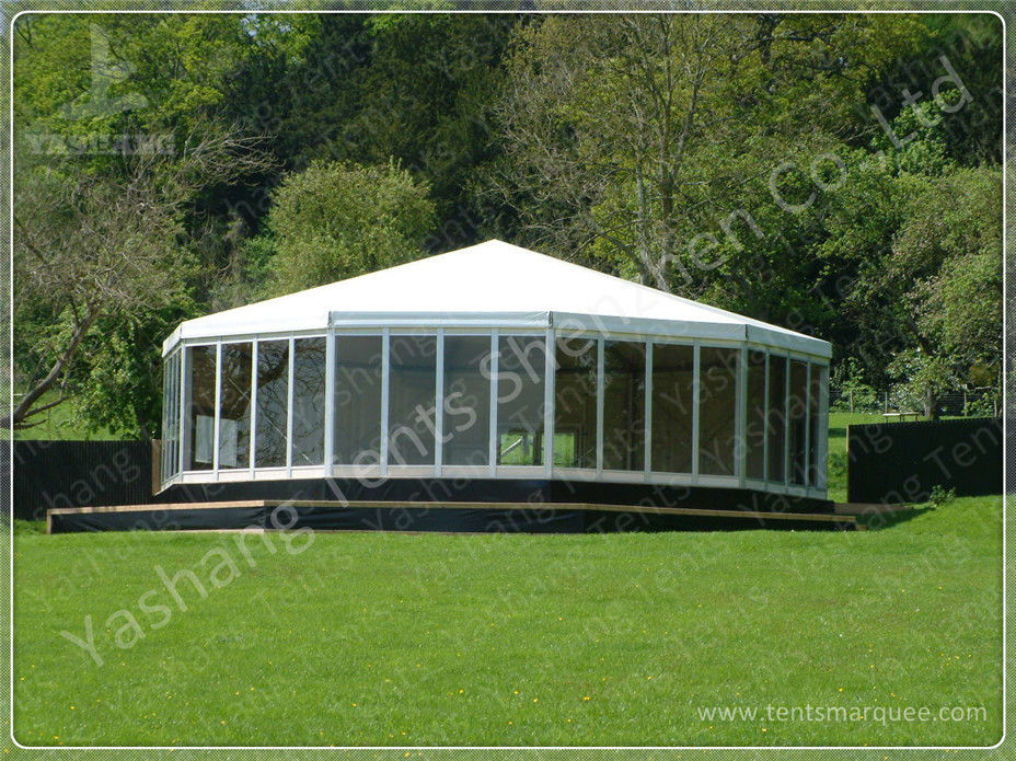 High Performance 1500 Seater Luxury Wedding Marquee Hire , Custom Marquee Decoration