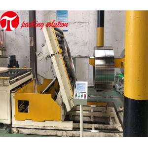 380V Automatic Steel Coil Packing Line With Stacking System And Unloading System
