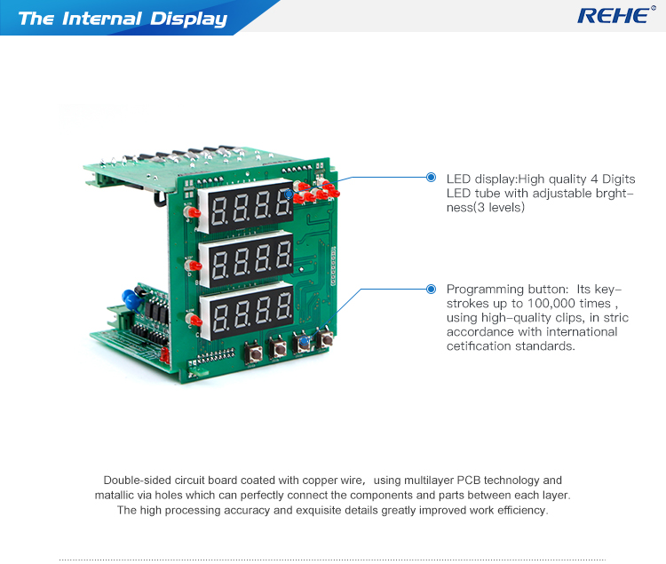 High quality True RMS Digital current voltage frequency amp volt hz multimeters