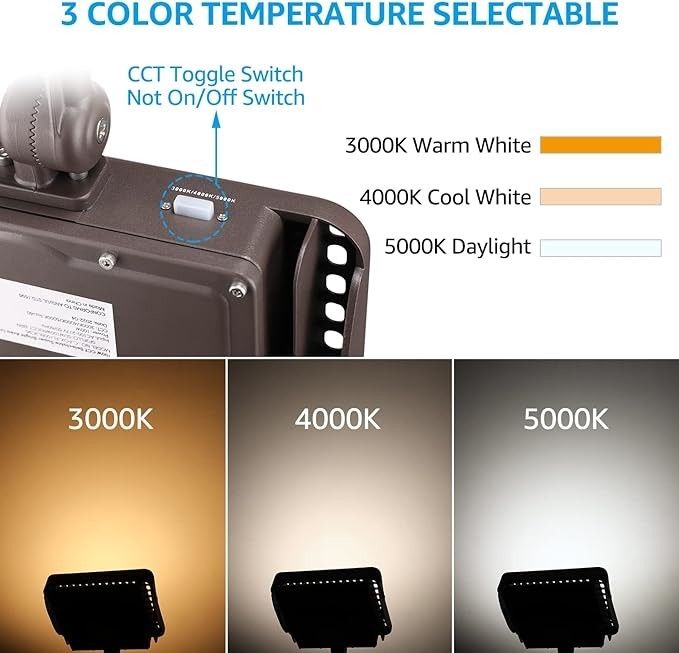 3000K 4000K 5000K Commercial LED Security Flood Lights For Landscape