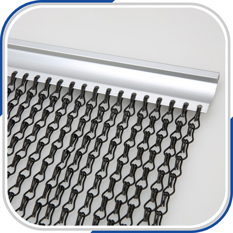 Non-fading anodising aluminum chain curtain