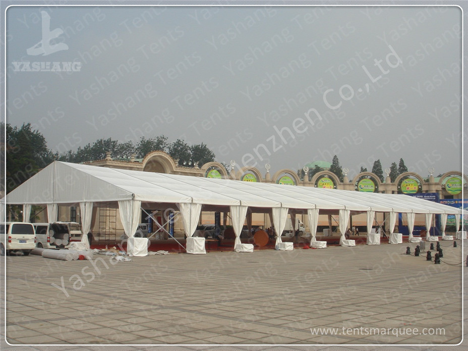 Custom Outdoor Tents For Events , Event Canopy Tent A Frame Combined With High Peak Shape