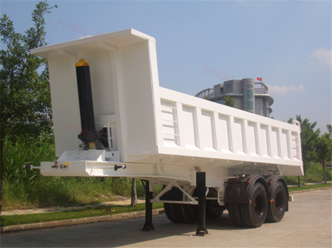 60 Ton Heavy Duty Dump Semi Trailer 2/3 Axle For Sand Stone Bulk Transport