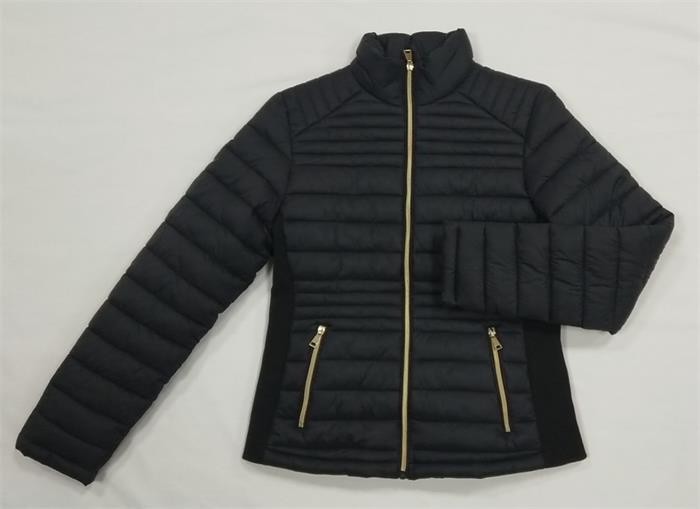 Belted Ladies Quilted Padded Jacket Womens Black Quilted Jacket Ladies