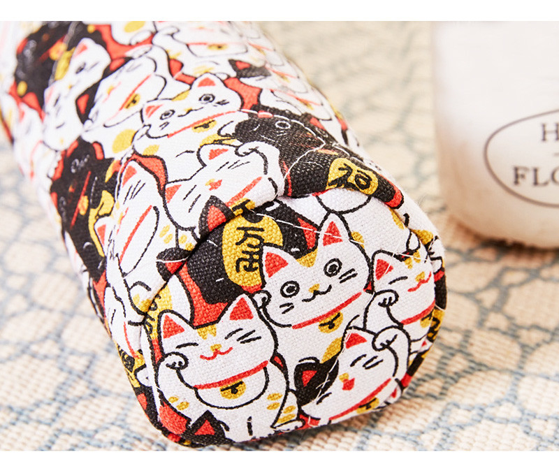 Drawstring Vintage Flower Printing Cotton Glass Wine Bottle Sleeve