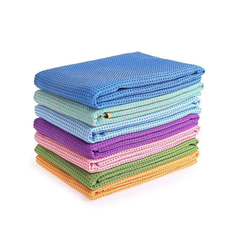 70x140 Hot Yoga Microfiber Yoga Towel Mat Non Slip Private Label Customized