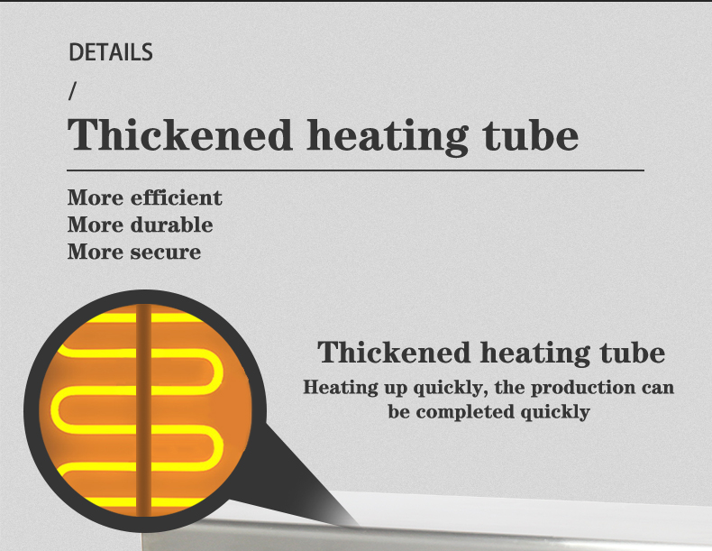 220V Voltage Electric Heating Surface Stove Sandwich Salamander Machine for Baking