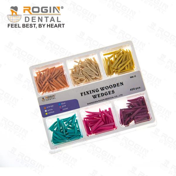 Dental Medical Type Color Red Superthin Wooden Wedges 400pcs Maplewood wedges