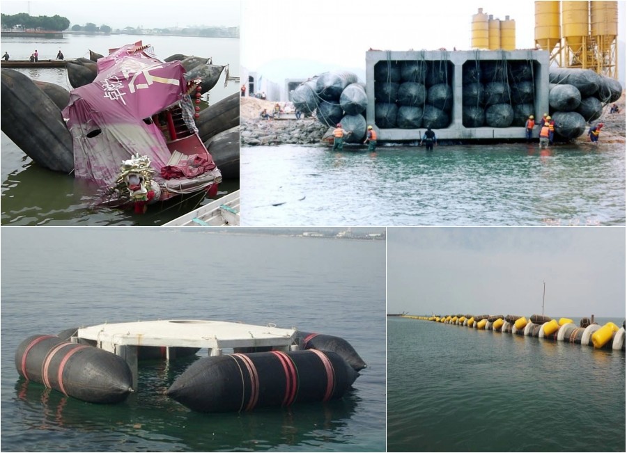 High Damping Capacity Marine Rubber Airbag Customized Design ISO9001 Approved