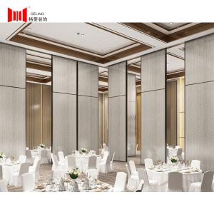 MDF Board Customizable Operable Partition Wall For Hotel Movable Panel Walls