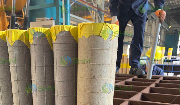 Automatic Paper Sprue Casting Tube Machine For Foundry Riser With Hot Press Equipment