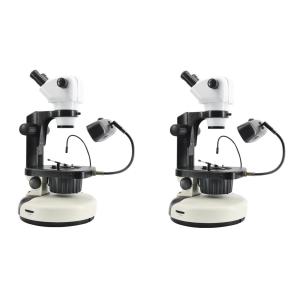 7W Fluorescent Light Microscope , Compensated Polarized Light Microscopy 12X -