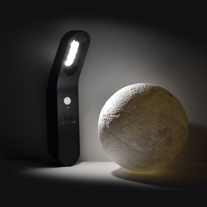 Wireless 1800mAH 6Leds USB Rechargeable Motion Sensor Light For Aisle