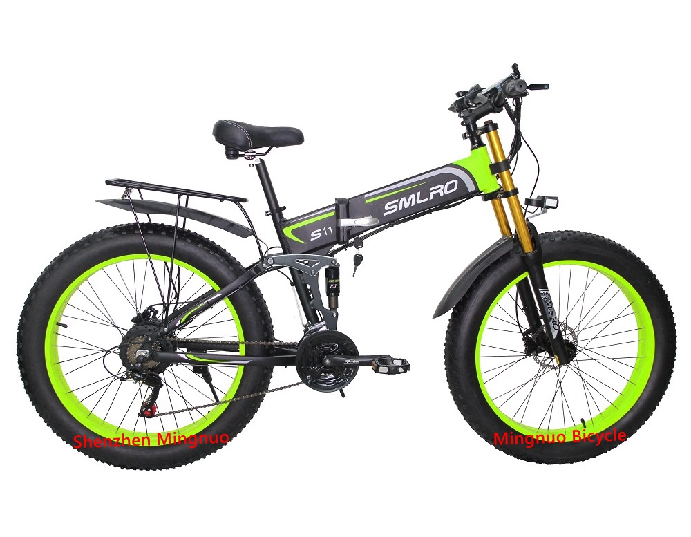 21 Speed Folding Bike With Fat Tires ODM Available Multiapplication