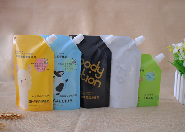 100ml 200ml 300ml Plastic Liquid Spout Bags Pe Composite Film+