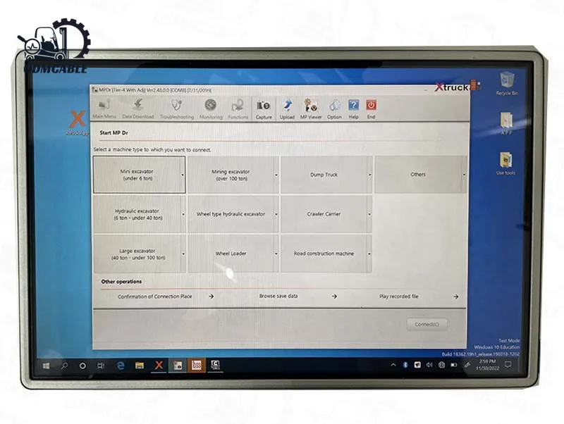 Xtrunk Y009 CANBUS Diagnostic Tool Applicable to Heavy-duty Truck Excavator Diesel Engine Structure