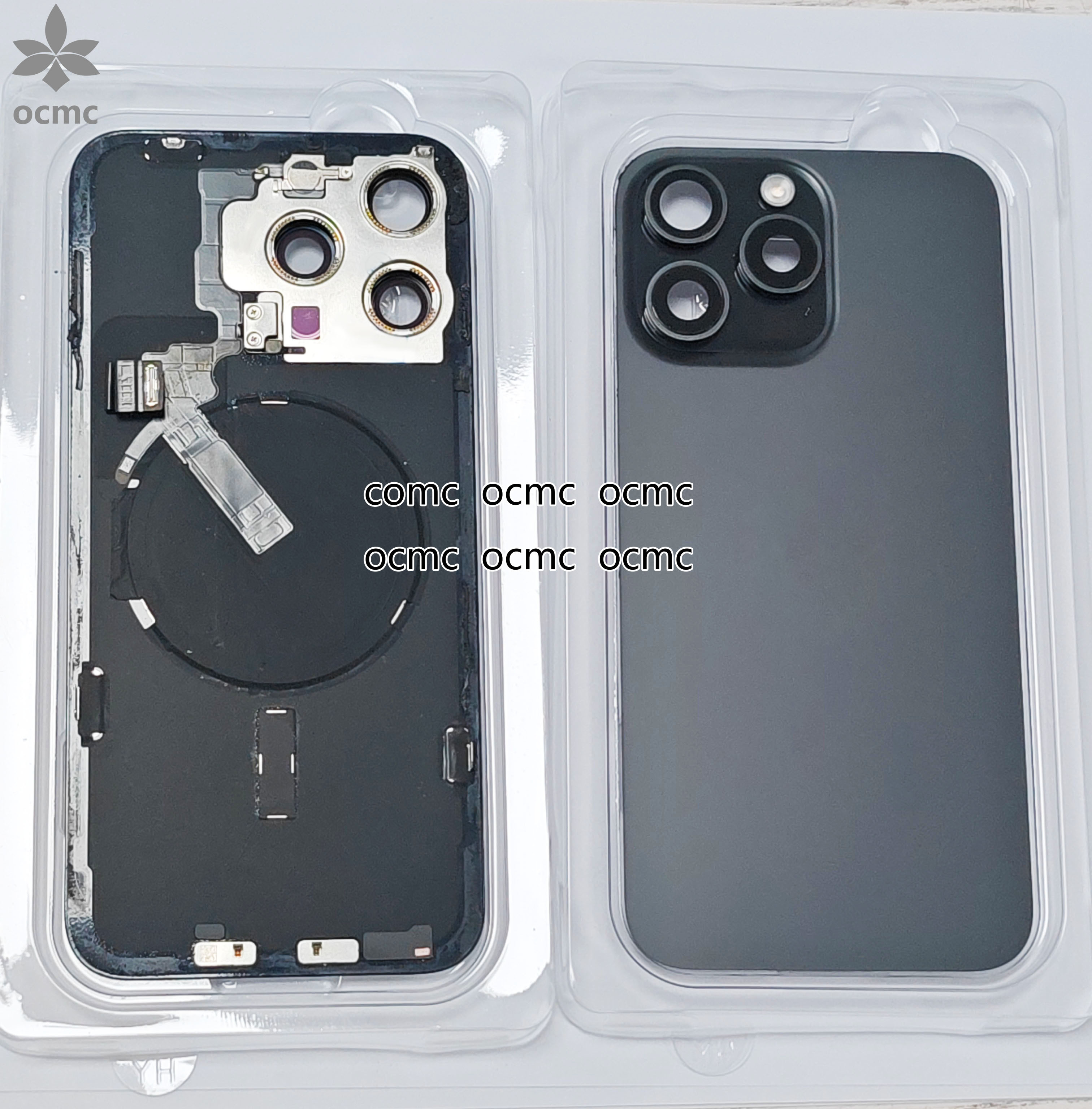Wireless Charging Back Cover Housing With Nfc For IPhone 15 Pro Max