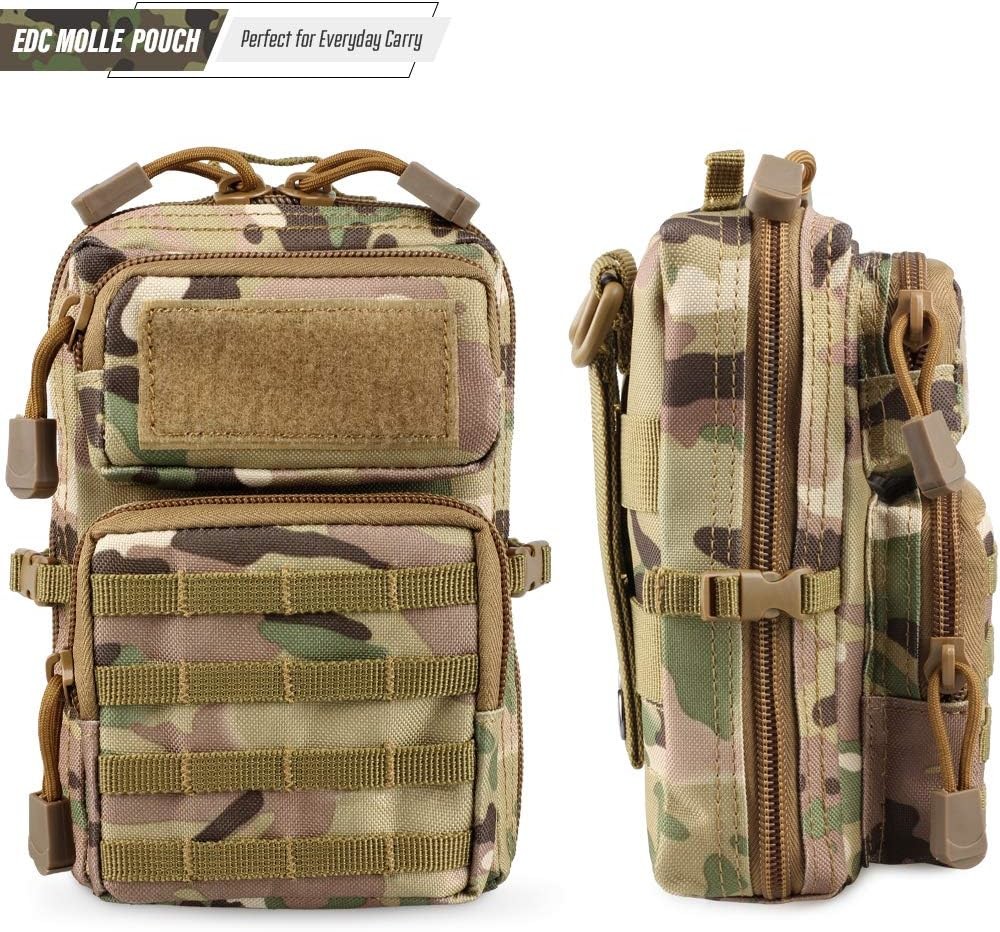Tactical Molle Utility Pouch, Tool Pouch Tactical Phone Pouches Mini Waist Pouches Medical EDC IFAK Pack Mini Design