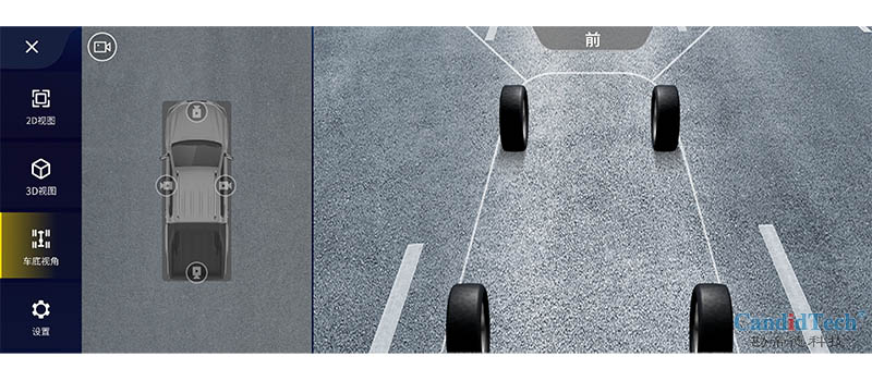 Full-terrain Perspective Under the Car