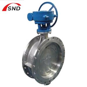 OEM Three Eccentric Hard Seal Butterfly Valve Flanged Multi Layer