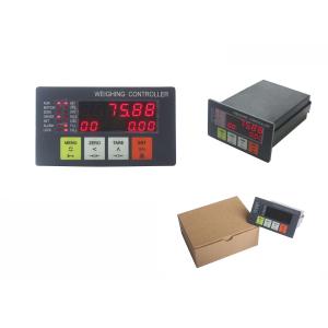 Red LED Digital Scale Indicator , 4 Material Ration Weight Controller System