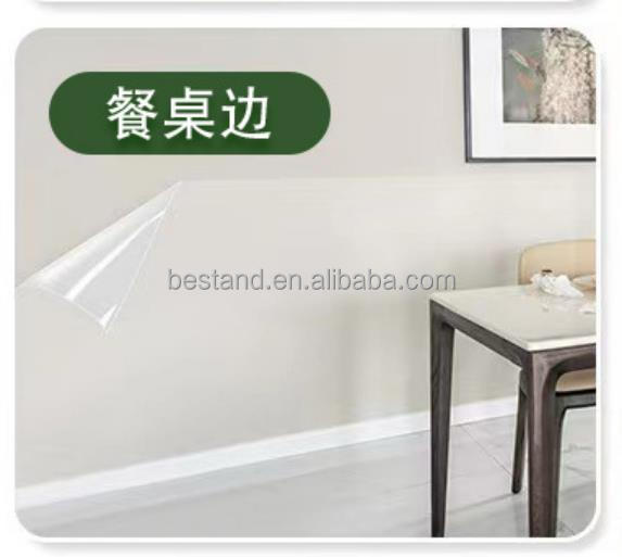 Static Kitchen Sticker No Glue Removable Geometric Backsplash Wallpaper for Household