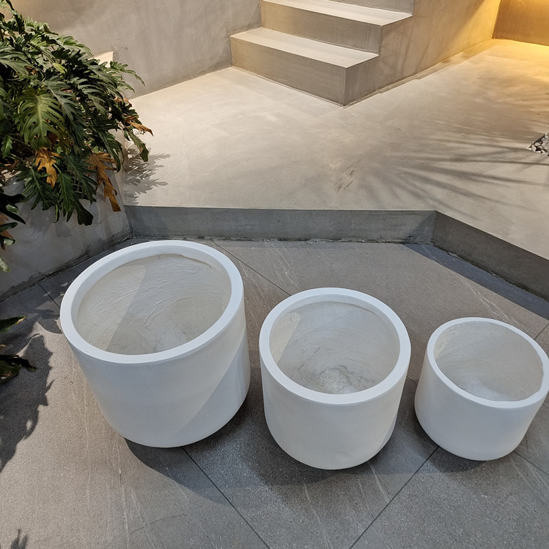 Wholesale Real Plant Display With Fiber Clay Planters Decoration