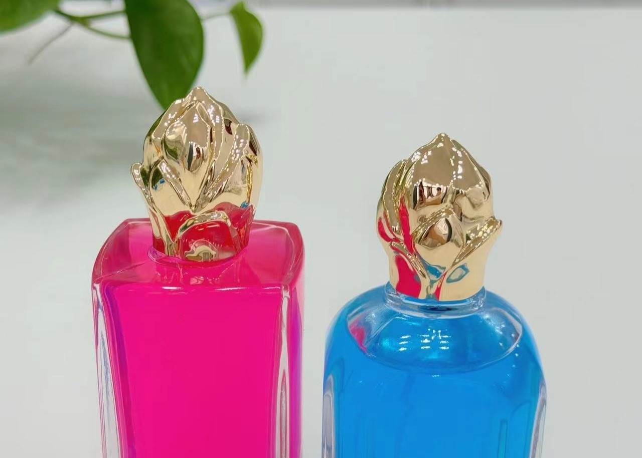 Zamak Flower-Shaped Metal Perfume Cap Perfume Lids With High-End Zinc Alloy