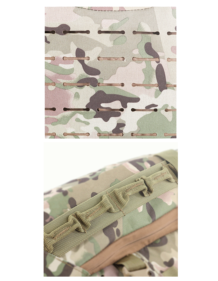 47*26*14cm Multi-Function Outdoor Training Camping Waterproof Backpack With Molle System Closure Type zipper