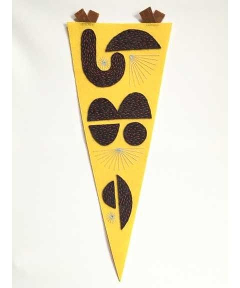 150D Polyester Custom Pennant Banner CMYK Digital Printing