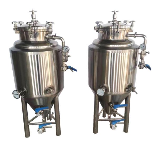 Beer Brewing Equipment Easy To Operate Stainless Steel 100L Beer Fermentation