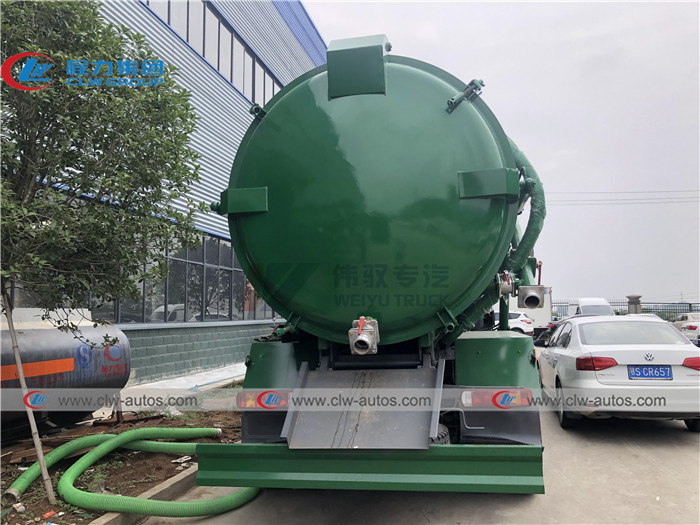 20CBM Howo 371HP 6x4 Vacuum Sewer Suction Truck