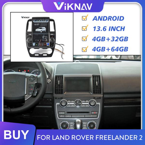 for Land Rover Discovery Freelander 2 2005-2019 Car Radio Head Unit Vertical
