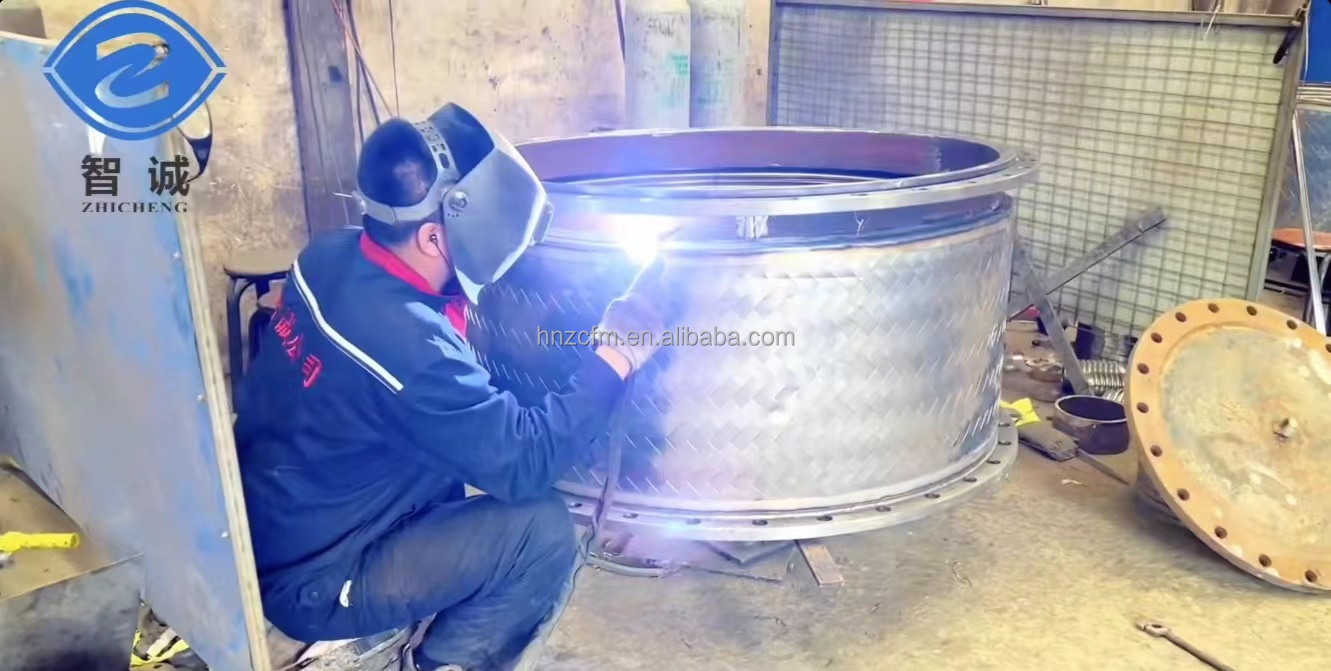 Ss Flanged Bellows Type Roof Expansion Joints EN 1092 Standard Metal Bellows Compensator Thermal