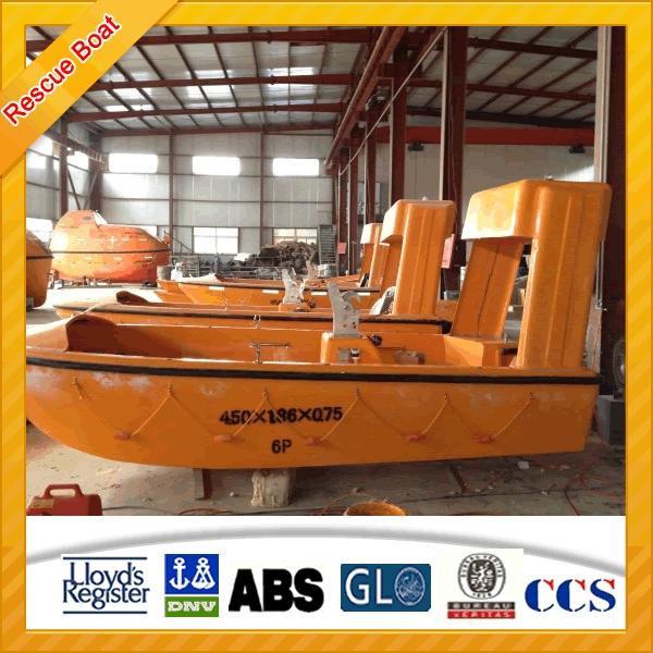 6 Persons GRP Rescue Boat For 6 Persons