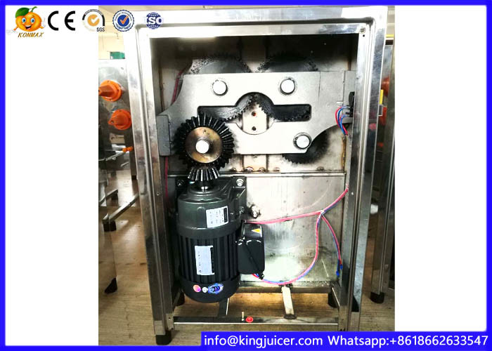 304 Stainless steel Fresh Squeezed Orange Juicer Machine 60% Yield