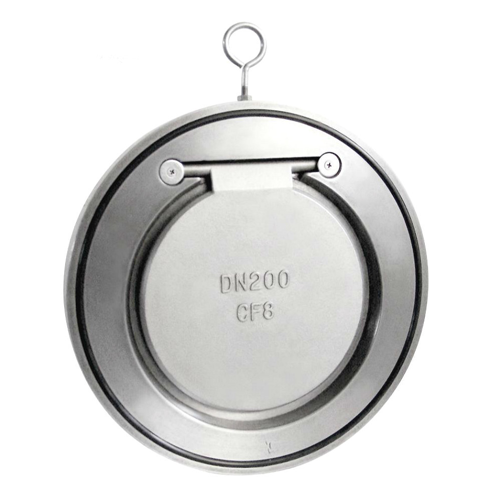 DN150 Spring Duo Dual check valves Wafer Butterfly Non-Return check valve ductile iron epdm nbr carbon steel stainless